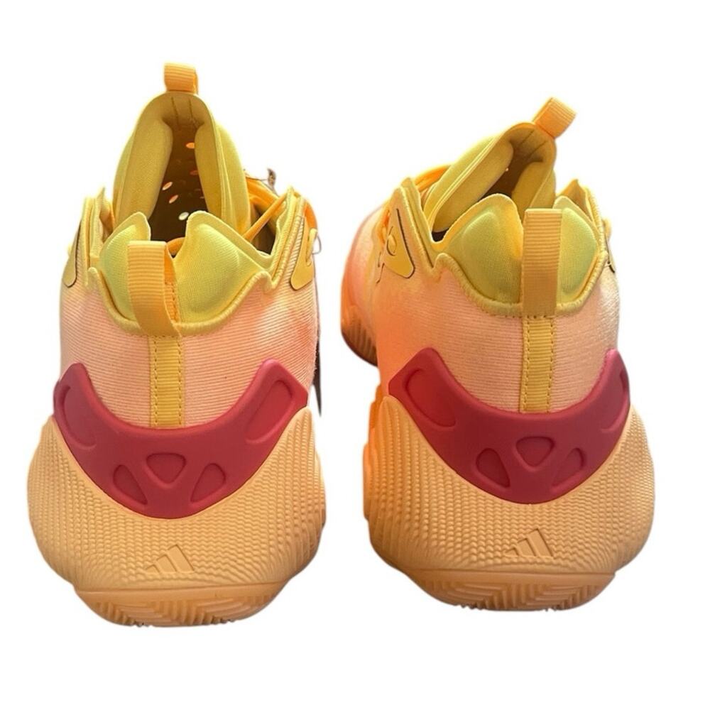 NWOB Adidas x Trae Young 3 Acid Orange Sneakers Men Size 12 Women 13 Streetwear - Picture 6 of 8